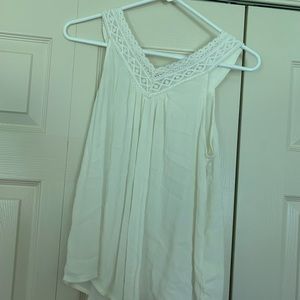 justice tank top, lace neck